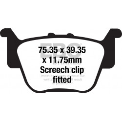 EBC Pastiglie freno FA714R