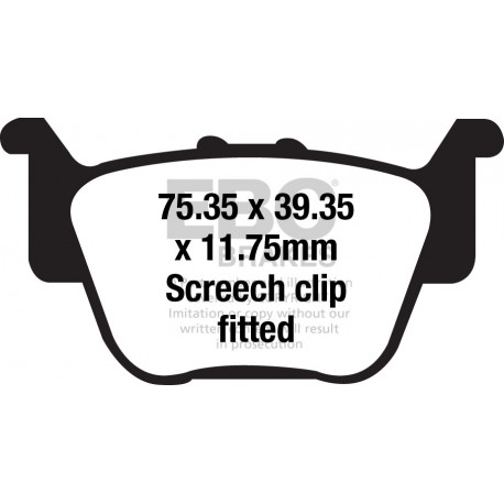 Freni EBC Moto EBC Pastiglie freno FA714R | race-shop.it