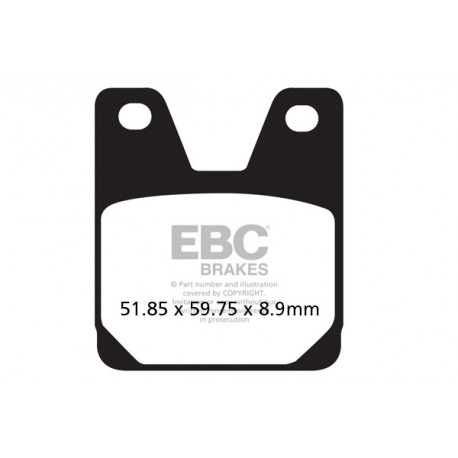 Freni EBC Moto EBC Pastiglie freno FA267HH | race-shop.it