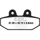 Freni EBC Moto EBC Pastiglie freno FA710V | race-shop.it