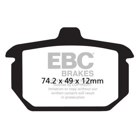 Freni EBC Moto EBC Pastiglie freno Double-H Sintered FA078HH | race-shop.it