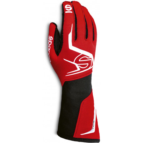 Guanti Guanti da gara omologati FIA Sparco TIDE (cuciture esterne), rosso | race-shop.it