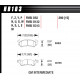 Pastiglie freno HAWK performance Front brake pads Hawk HB103E.590, Race, min-max 37°C-300°C | race-shop.it