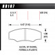 Pastiglie freno HAWK performance brake pads Hawk HB107E.620, Race, min-max 37°C-300°C | race-shop.it