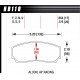 Pastiglie freno HAWK performance brake pads Hawk HB110G.654, Race, min-max 90°C-465°C | race-shop.it