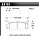 Pastiglie freno HAWK performance Rear brake pads Hawk HB157F.484, Street performance, min-max 37°C-370°C | race-shop.it