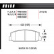 Pastiglie freno HAWK performance Rear brake pads Hawk HB158M.515, Race, min-max 37°C-500°C | race-shop.it