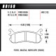 Pastiglie freno HAWK performance Rear brake pads Hawk HB159F.492, Street performance, min-max 37°C-370°C | race-shop.it