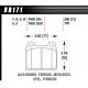 Pastiglie freno HAWK performance Front brake pads Hawk HB171E.590, Race, min-max 37°C-300°C | race-shop.it
