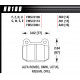 Pastiglie freno HAWK performance Front brake pads Hawk HB180G.640, Race, min-max 90°C-465°C | race-shop.it