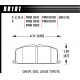 Pastiglie freno HAWK performance Front brake pads Hawk HB191N.590, Street performance, min-max 37°C-427°C | race-shop.it