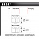 Pastiglie freno HAWK performance Pastiglie dei freni posteriori Hawk HB201N.620, Strada, min-max 37°C-427°C | race-shop.it