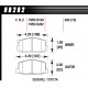 Pastiglie freno HAWK performance Front brake pads Hawk HB202E.580, Race, min-max 37°C-300°C | race-shop.it