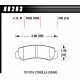 Pastiglie freno HAWK performance Pastiglie dei freni posteriori Hawk HB203F.550, Strada, min-max 37°C-370°C | race-shop.it