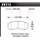 Pastiglie freno HAWK performance Front brake pads Hawk HB213E.626, Race, min-max 37°C-300°C | race-shop.it