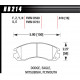 Pastiglie freno HAWK performance Front brake pads Hawk HB214F.618, Street performance, min-max 37°C-370°C | race-shop.it