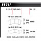 Pastiglie freno HAWK performance Pastiglie anteriori dei freni Hawk HB217F.681, Strada, min-max 37°C-370°C | race-shop.it