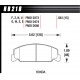 Pastiglie freno HAWK performance Front brake pads Hawk HB218U.583, Race, min-max 90°C-465°C | race-shop.it