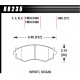 Pastiglie freno HAWK performance Pastiglie dei freni posteriori Hawk HB235F.665, Strada, min-max 37°C-370°C | race-shop.it