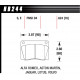 Pastiglie freno HAWK performance brake pads Hawk HB244S.624, Street performance, min-max 65°C-370° | race-shop.it