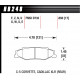 Pastiglie freno HAWK performance Rear brake pads Hawk HB248G.650, Race, min-max 90°C-465°C | race-shop.it