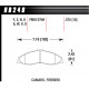 Pastiglie freno HAWK performance Front brake pads Hawk HB249V.575, Race, min-max 150°C-760°C | race-shop.it
