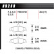 Pastiglie freno HAWK performance Pastiglie dei freni posteriori Hawk HB250N.653, Strada, min-max 37°C-427°C | race-shop.it