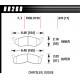 Pastiglie freno HAWK performance Front brake pads Hawk HB260F.670, Street performance, min-max 37°C-370°C | race-shop.it