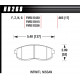 Pastiglie freno HAWK performance Pastiglie anteriori dei freni Hawk HB268F.606, Strada, min-max 37°C-370°C | race-shop.it