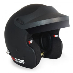 Casco jet da corsa omologato FIA RRS JET Protect PREMIUM (HANS), nero