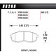 Pastiglie freno HAWK performance Front brake pads Hawk HB268G.665, Race, min-max 90°C-465°C | race-shop.it