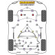 Silentblock in poliuretano Powerflex Boccola interna del braccio oscillante superiore posteriore BMW 3 Series E46 (1999 - 2006) Compact | race-shop.it