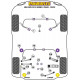 Silentblock in poliuretano Powerflex Boccola anteriore del braccio del cambio Ovale BMW 3 Series E90, E91, E92 & E93 | race-shop.it