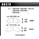 Pastiglie freno HAWK performance Front brake pads Hawk HB279Y.594, Street performance, min-max 37°C-370°C | race-shop.it
