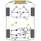 E39 serie 5 520 to 530 Powerflex Boccola anteriore del braccio del cambio rotonda BMW 5 Series E39 520 to 530 | race-shop.it