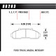 Pastiglie freno HAWK performance Front brake pads Hawk HB283Y.650, Street performance, min-max 37°C-370°C | race-shop.it