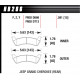 Pastiglie freno HAWK performance Rear brake pads Hawk HB286Y.591, Street performance, min-max 37°C-370°C | race-shop.it