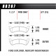 Pastiglie freno HAWK performance Rear brake pads Hawk HB287F.571, Street performance, min-max 37°C-370°C | race-shop.it