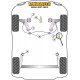 Silentblock in poliuretano Powerflex Exhaust Mount Seat Arosa (1997 - 2004) | race-shop.it