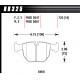 Pastiglie freno HAWK performance Front brake pads Hawk HB325Y.720, Street performance, min-max 37°C-370°C | race-shop.it