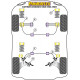 Modelli Sierra Powerflex Rear Beam Mounting Bush Ford Sierra Cosworth Sapphire 2WD | race-shop.it