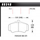 Pastiglie freno HAWK performance brake pads Hawk HB340F.710, Street performance, min-max 37°C-370°C | race-shop.it