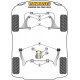 964 (1989 - 1994) Powerflex Transmission Mount Bracket Small Bush Porsche 964 (1989 - 1994) | race-shop.it