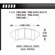 Pastiglie freno HAWK performance Front brake pads Hawk HB360Z.670, Street performance, min-max 37°C-350°C | race-shop.it