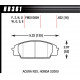 Pastiglie freno HAWK performance Front brake pads Hawk HB361E.622, Race, min-max 37°C-300°C | race-shop.it