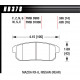Pastiglie freno HAWK performance Rear brake pads Hawk HB378F.565, Street performance, min-max 37°C-370°C | race-shop.it