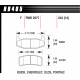 Pastiglie freno HAWK performance brake pads Hawk HB405F.543, Street performance, min-max 37°C-370°C | race-shop.it