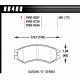 Pastiglie freno HAWK performance Rear brake pads Hawk HB409F.661, Street performance, min-max 37°C-370°C | race-shop.it