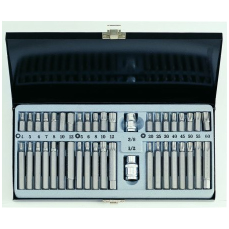 Set di bit FORCE 1/2 and 3/8 - 42 piece set of bits | race-shop.it