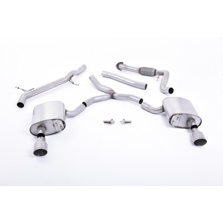 Sistemi di scarico Milltek Cat-back Milltek Sistema di scarico Audi A4 2 TFSI 2016-2021 | race-shop.it